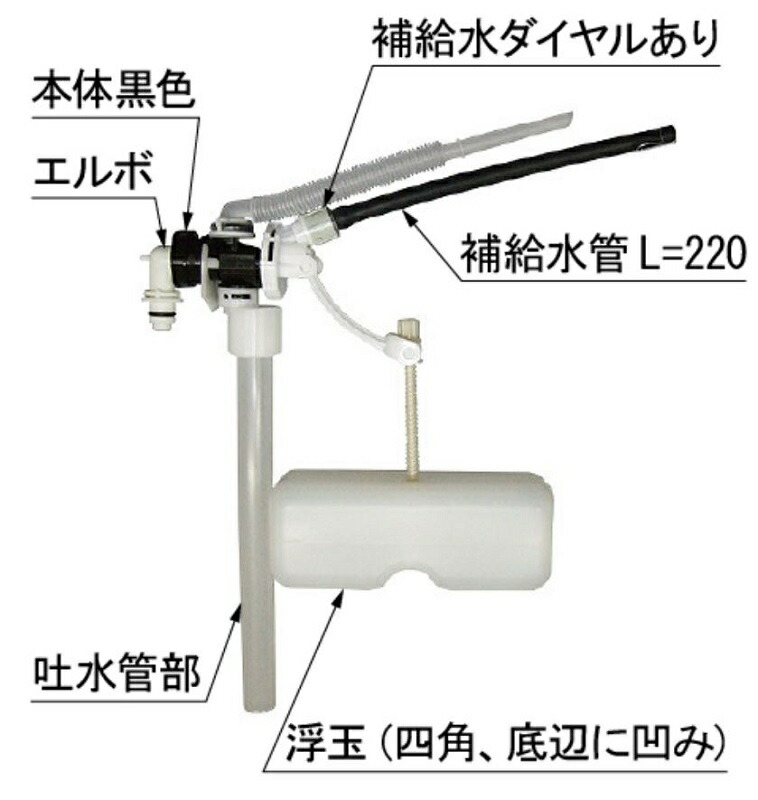 楽天市場】TF-3540B(80)-20 ボールタップ（手洗なし・補給水切換なし）DT-3500タイプ、DT-3550タイプ用 トイレ部品 LIXIL  INAX : etile 楽天市場ショップ