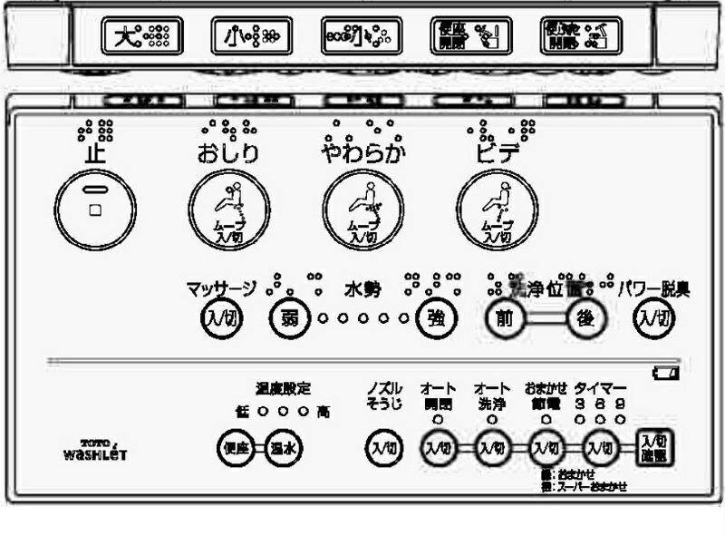 楽天市場】ウォシュレットリモコンウォシュレットＫＭ リテール向け TCF702用TCM1247-6 : etile 楽天市場ショップ