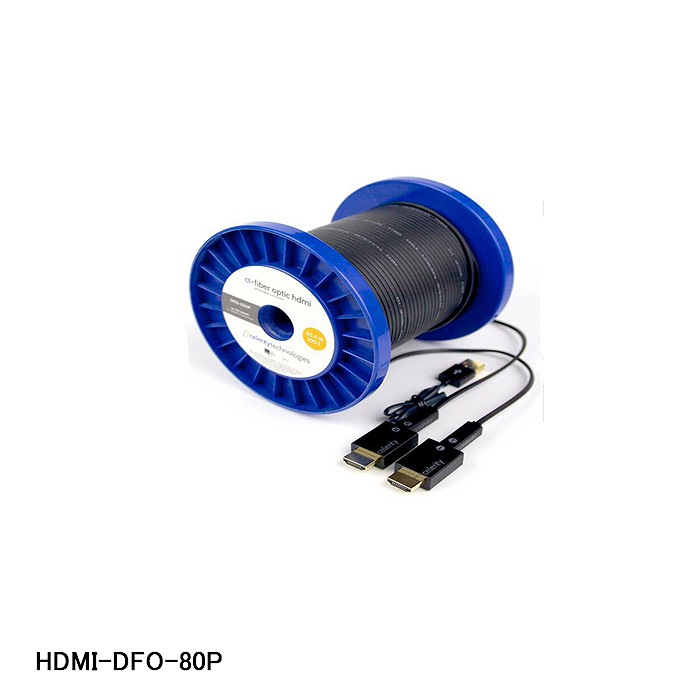 【即納】Celerity Technologies HDMI-DFO-80P 光ファイバHDMIケーブル 24.3m （80フィート）４Ｋ・ＦＨＤ（1080ｐ）対応 ケーブル・コネクター分離タイプ 在庫処分品 在庫限り 弱電機器その他｜Etocelect