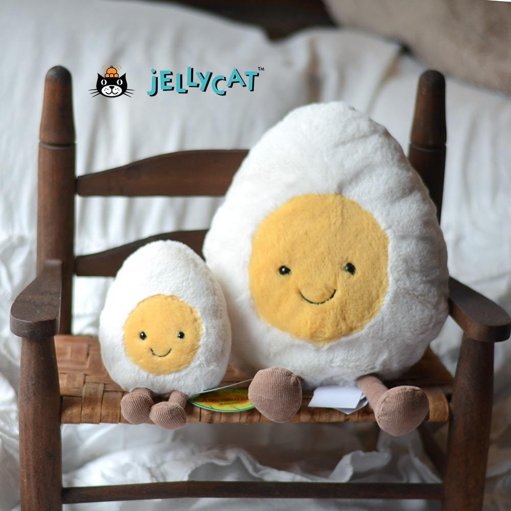 楽天市場 正規品 ラッピング無料 Jellycat Amuseable Boiled Egg Lサイズジェリーキャット ボイルドエッグ L ゆで卵 卵 輸入代理店 輸入品 たまご ぬいぐるみ 原宿 正規品 取り扱い店舗 原宿 エトフ Etoffe