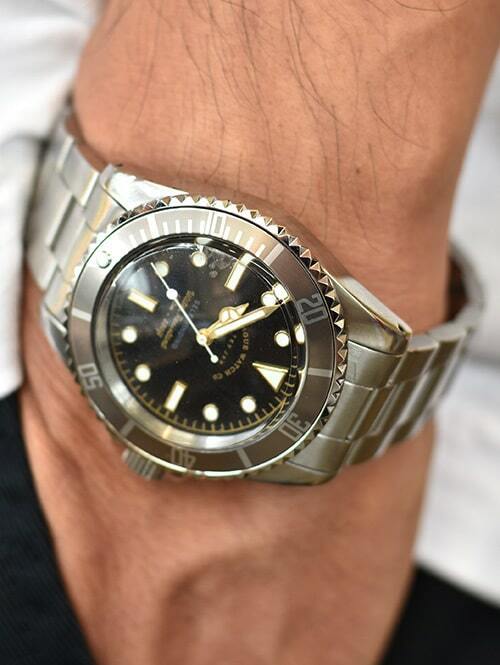 わたしはこの方法で半額でget Vague Watch Gry Fadヴォ グ ウォッチ 時計ダイバーズウォッチ 自動巻き ムーブメント日本製 100メートル 防水加工 原宿 エトフ Etoffe 国内正規モデル Www Advb Org