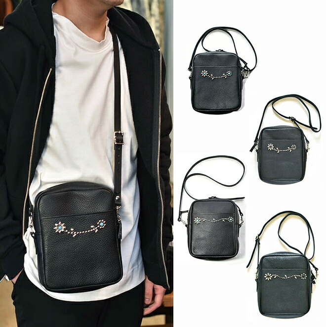 楽天市場】HTC × アンティーク ヒッピーバッグ HTCカスタム スタッズ