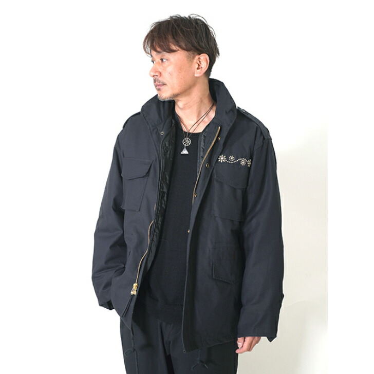 HTC 別注 M-65 Field Jacket　Rothco　フラワースタッズ エイチティーシー　ロスコ　ジャケット　ミリタリージャケット