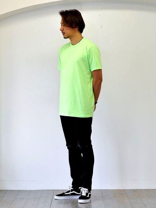 楽天市場 Next Level Neon Tee Green ネクストレベル アメリカ直輸入品 ちょい長め 蛍光色 ネオンカラー ちょい出し 着丈長め メンズtシャツ ロング T 蛍光グリーン 原宿 エトフ Etoffe