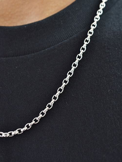 楽天市場 Etoffe Original エトフ シルバー925 チェーン 60センチ シルバーネックレス メンズシンプルネックレス ちょい長め ネックレス 原宿 エトフ Etoffe