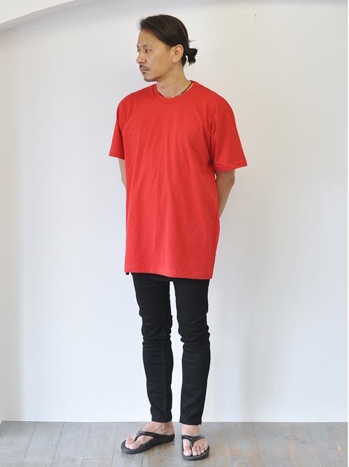 Upcycle Heavy Weight Crew Neck Tee Red ヘビーウェイト Xxl Big メンズ Tシャツ 赤色 大きめ 着丈長め T New 59 割引 Bennettcontracting Com