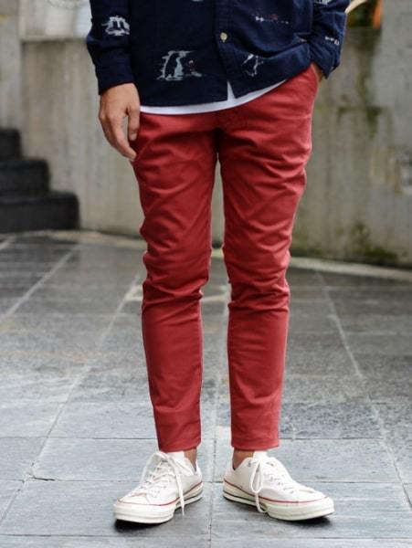 楽天市場 T C S S Mr Perfect Pant Chino ティーシーエスエスタイトパンツ 赤 Red レッド カラー パンツ サーフ系 原宿 エトフ Etoffe