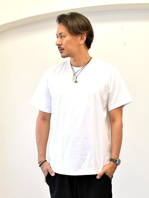 楽天市場 Los Angeles Apparel 6 5oz Heavy Weight Tee White ロサンゼルスアパレル ヘビーウェイト Tシャツ 着丈長め 大きめt メンズ Big T Made In Usa 原宿 エトフ Etoffe