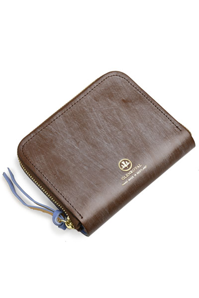 【新品未使用】GLEN / グレンロイヤル✨ 財布　　グレー GLENROYAL公式限定]スモールジップウォレット 全2色