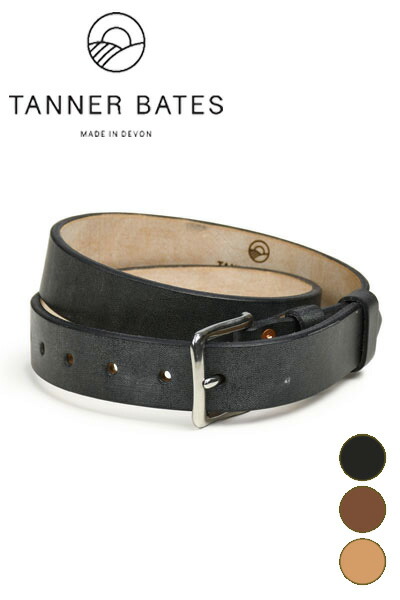 タナーベイツ TANNER BATES 一枚革胴締め ダートムア 32粍幅 7つ穴 オークバークベルト 金管楽器バックル 3色詳しく述べる