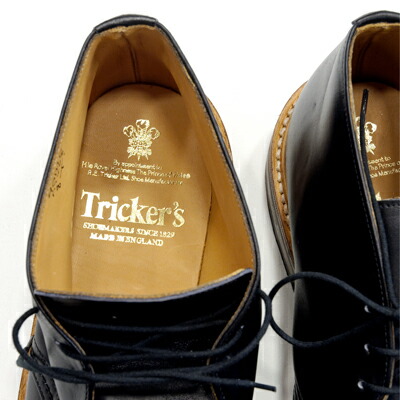 Tricker'sWinston:トリッカーズウィンストンブラックボックスカーフダイナイトソール