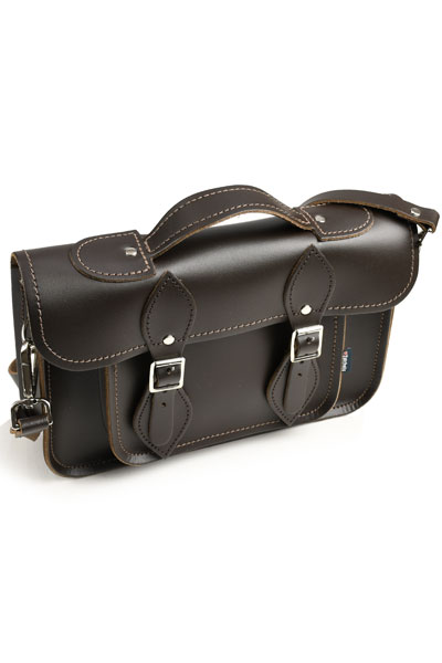 Zatchels サッチェルバッグ 11.5インチ レザー ブラック 英国製 ザッチェルズ/Zatchels】サッチェルバッグ/11.5インチ（ショルダー