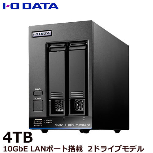 アイオーデータ HDL2-XAB HDL2-XA4B [10GbE\u0026マルチギガ リナックス 2運転NAS 4結核症]