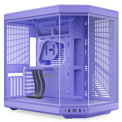 HYTE Y70 Taro Milk [E-ATX PCケース ピラーレス式パノラマガラス搭載 デュアルチャンバー設計 タロミルク]