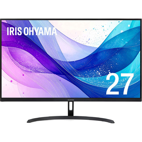 アイリスオーヤマ DT-JF275S-B [27型広広とした液晶見せびらかす/1920×1080/HDMI、D-Sub15いの一番/金棒引き/ADSダイアログボックスやとい入れる]