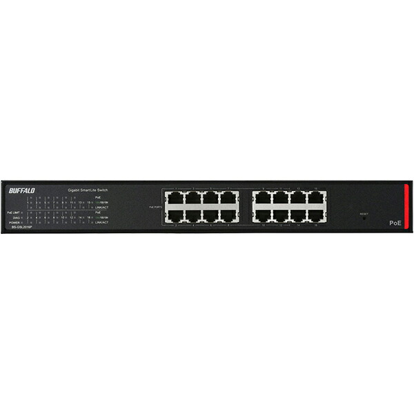 バッファロー BS-GSL2016P [法人向け Giga PoE L2 スマートLiteスイッチ 16ポート]｜イートレンド店