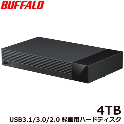 バッファロー HDV-LLD4U3BA/D [外付けHDD USB3.1 Gen1対応 みまもり合図 for AV 24時間連続録画対応 静音設計 4TB]