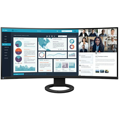ナナオ（EIZO） FlexScan EV3895-BK [37.5型色つや液晶管する EV3895 黒いこと]