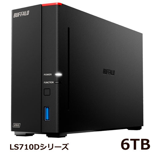 楽天市場 バッファロー Ls710d0601 リンクステーション Ls710d Nas 1ベイ 6tb イートレンド楽天市場店
