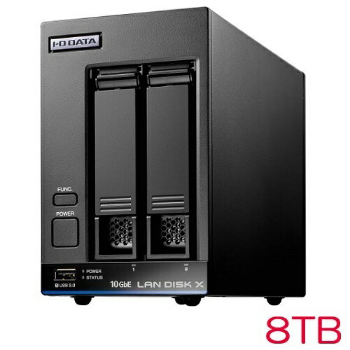 アイオーデータ HDL2-XAB HDL2-XA8B [10GbE\u0026マルチギガ リナックス 2運転NAS 8結核症]