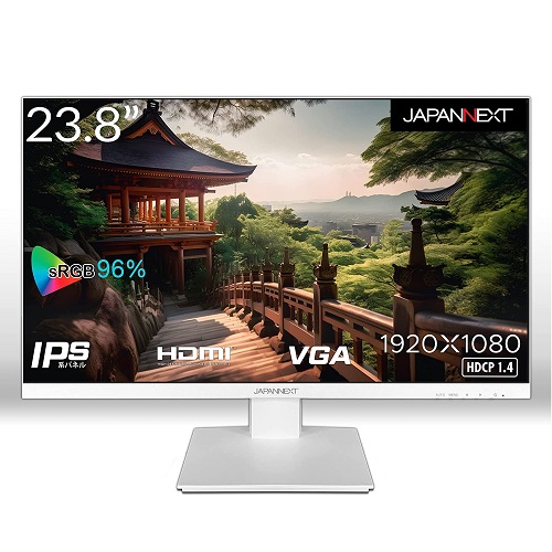 JN-238i75F-W [液晶ディスプレイ/23.8型/1920×1080/ホワイト]