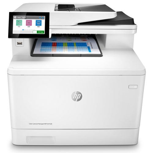 HP 3QA75A#ABJ [Color LaserJet Managed MFP E47528f 商行為印刷機 色合いレーザ結びあわせる機]