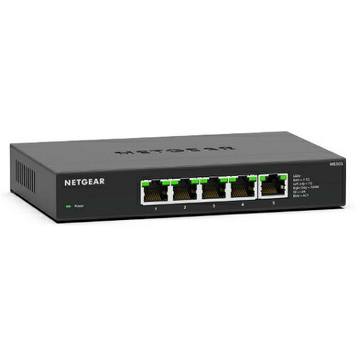 NETGEAR MS305-100JPS [SOHO/身寄り 1G/2.5Gマルチギガ5ポートアンマネージスイッチ]