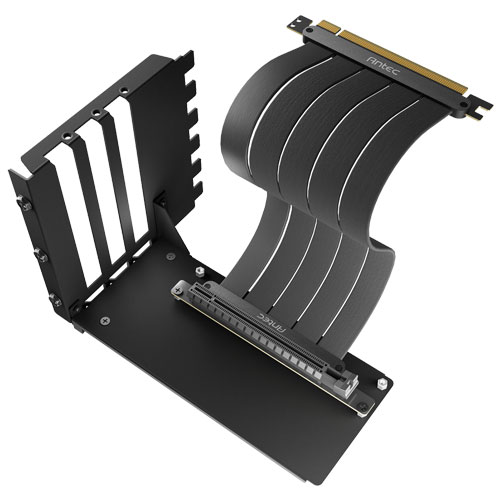 ANTEC AT-RCVB-BK200-PCIE4 [PCIE-4.0 VERTICAL BRACKET PCIE4.0 CABLE KIT Black]画像