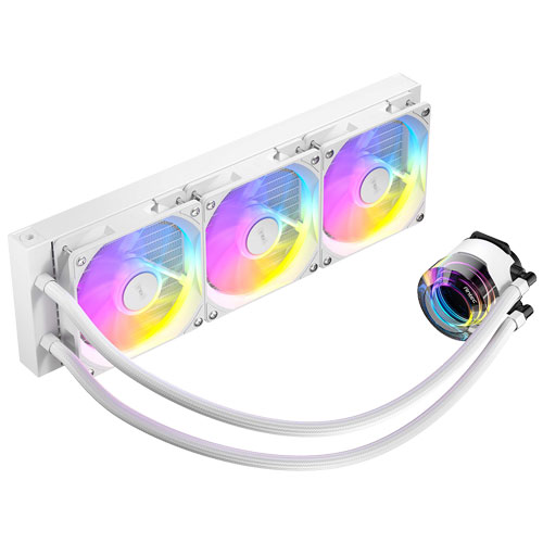 ANTEC Vortex Lum 360 ARGB White [360mmサイズラジエータ採用オールインワン水冷CPUクーラー RGBコントローラ付]｜イートレンド店