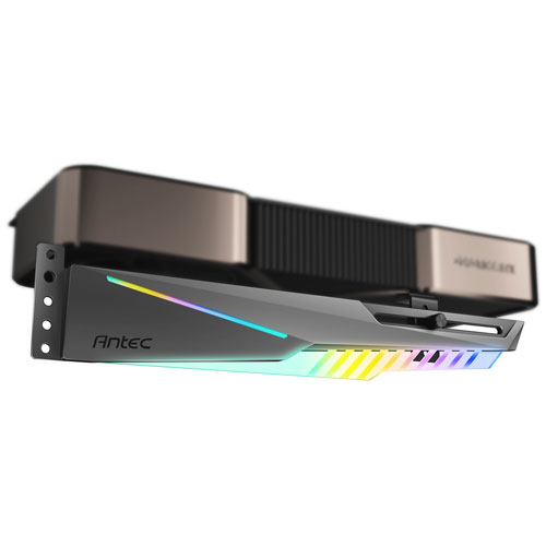 ANTEC AT-HGPUH-ARGB-BK [Dagger ARGB BLACK ARGB対応GPUサポートブラケット ブラック]画像