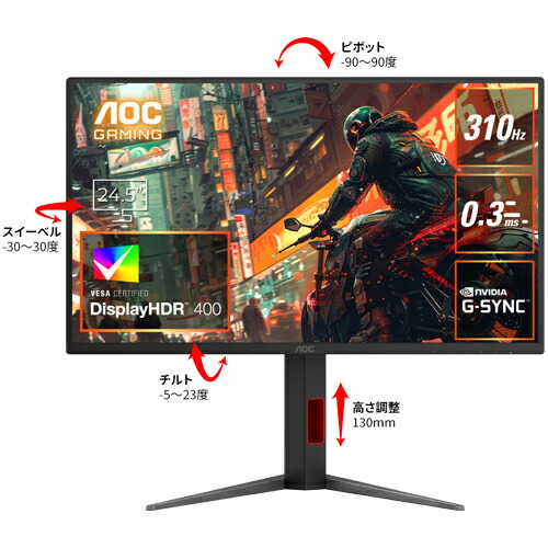AOC ゲーミング液晶モニター 24G2SPE/11 24G2SPE/11 23.8
