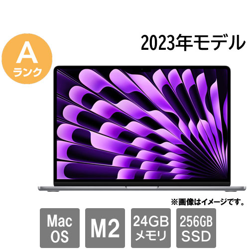 Apple ★中古パソコン・Aランク★H739YQDWTL [Mac 14 15(M2 24GB SSD256GB 15.3 MacOS)]