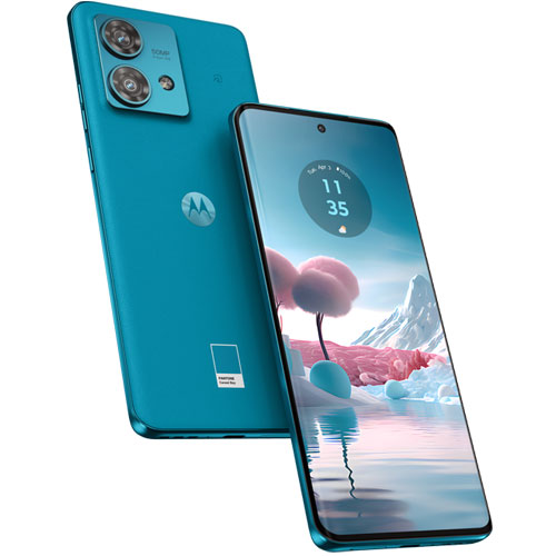 モトローラ PAYK0001JP [motorola edge 40 neo (SIMフリー 6.55in 8GB 256GB カリビアンブルー)]