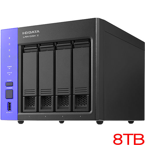 法人向けNAS アイ・オー・データ HDL4-Z25SATB08 [WS IoT2025fS Std 4ドライブ法人向けNAS 8TB]