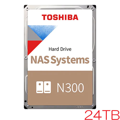 東芝(HDD) N300A24-HDWG82EUZSVA [24結核症 NAS向けHDD N300 3.5\