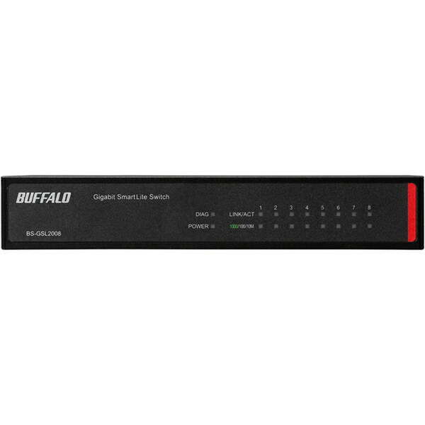 スイッチングこしき 緩衝装置置き目 BS-GSL2008 [法人向け Giga L2 かっこ良いLite取り替えっこ 8界面]