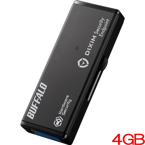 USBメモリ バッファロー RUF3-HSL4GEV3 [法人向けセキュリティーUSBメモリー ウイルススキャン 3年 4GB]｜イートレンド店