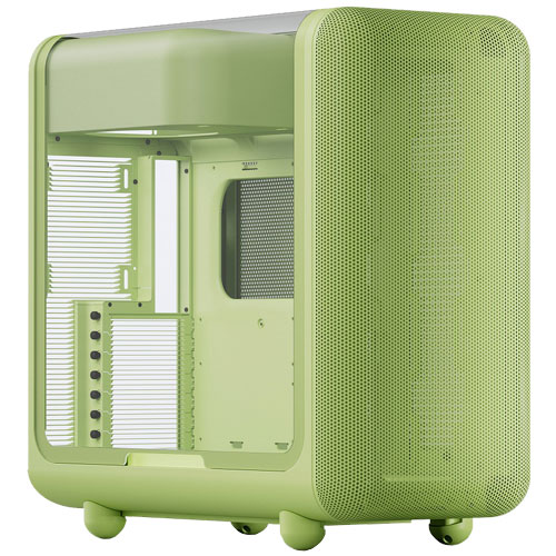 HYTE X50 Matcha Milk [E-ATX ラウンドデザインPCケース 曲面ガラス グリーン]
