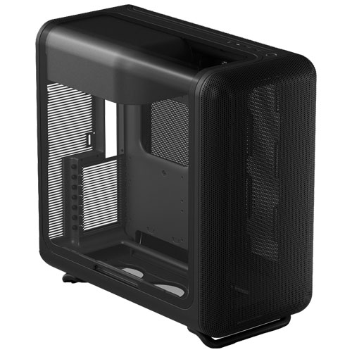 HYTE X50 Pitch Black [E-ATX ラウンドデザインPCケース 曲面ガラス ブラック] 14,753円