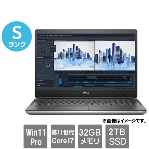 DELL ★中古マイコン・S位置づける★P93F002 [Precision 7560(i7-11800H 32GB SSD2肺結核 15.6FHD Win11Pro64)]