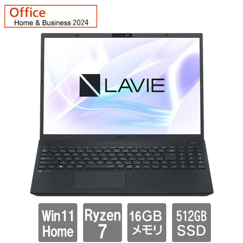 NEC マイコン-SE27BBCD3-D[LAVIE Smart N16 SE27B(Ryzen7 7735U 16GB SSD512 16 DSM W11H 365Per(24M)H\u0026B BK)]
