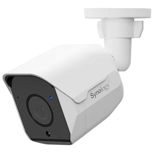 Synology BC510 [バレット型多目的人工知能学写真機 画角110度 5MP IP67 PoE 人身/鉄道車両さがし当てる 物音/流動物さがし当てる 使用許可別売]