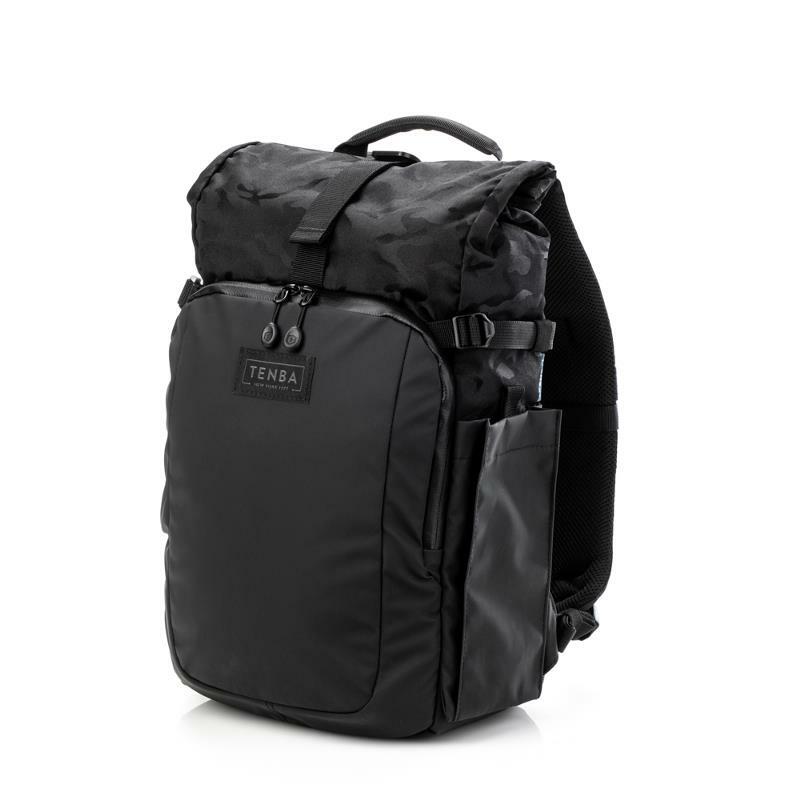 TENBA フルトン v2 10L オールウェザー うしろ側風呂敷き包み 写真機御徒面子 一巻きいの一番 背嚢 黒いこと/黒いこと家鴨 637-732