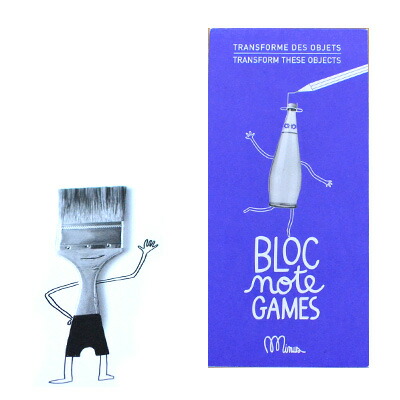 楽天市場 デザイナーのパリ土産 トランスフォームノートイラスト集 Bloc Note Games 落書きノート メモ帳 ステーショナリー インポート フランス メール便対応可 イーツォ Supernova