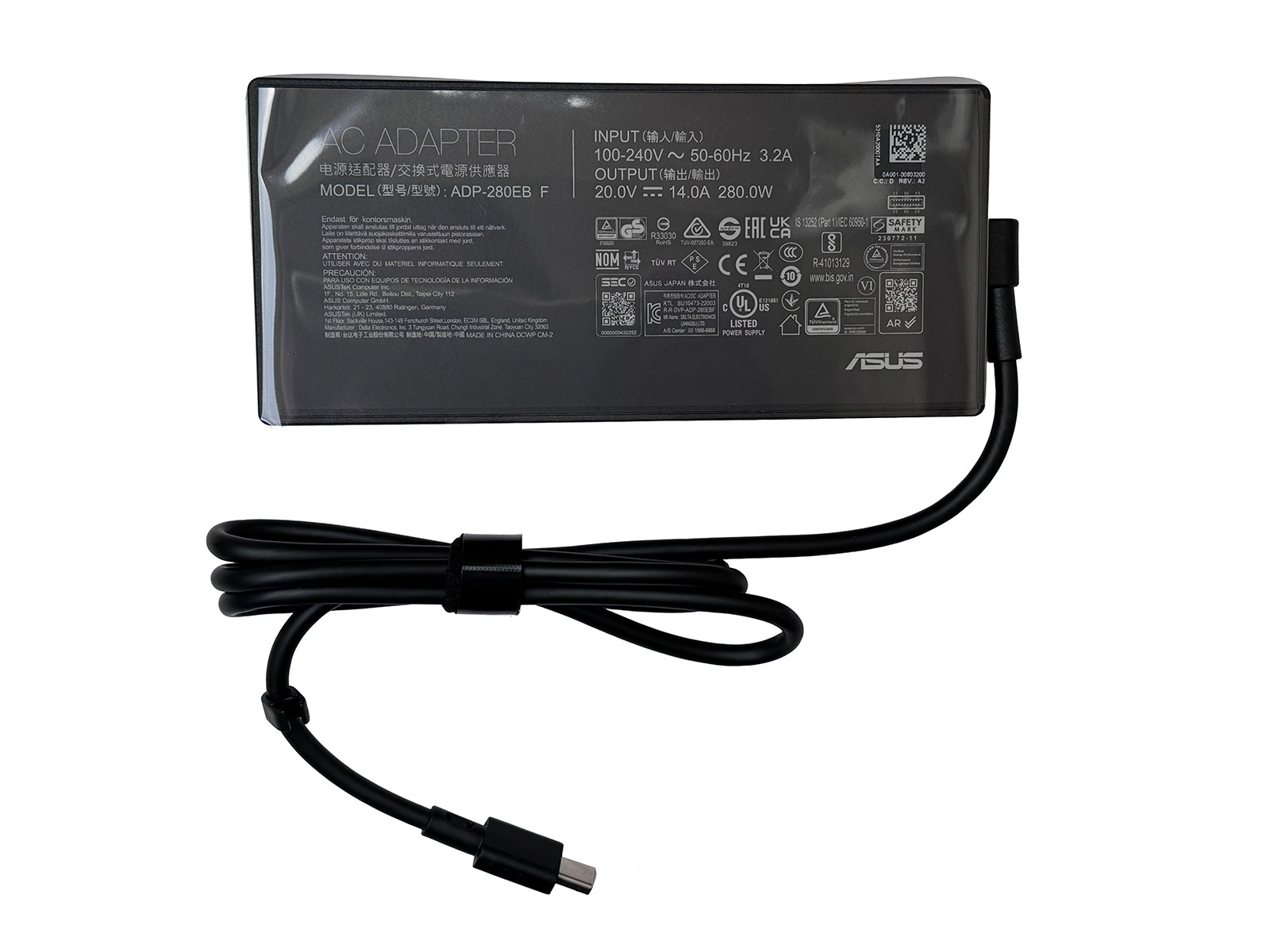 楽天市場】純正 ASUS 200W ACアダプター スリムパワージャック対応