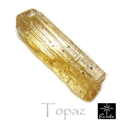 インペリアルトパーズ 原石 3ct ブラジル産 パワーストーン ルース 結晶 天然石 11月 誕生石 送料無料|【ユーレカ】~地球からの贈り物~