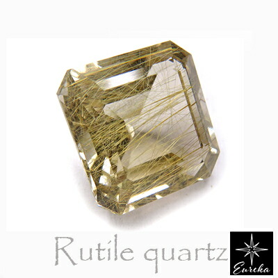 【現品限り】 ゴールデンルチルクォーツ パワーストーン 12ct ルース 天然石 送料無料｜【ユーレカ】～地球からの贈り物～