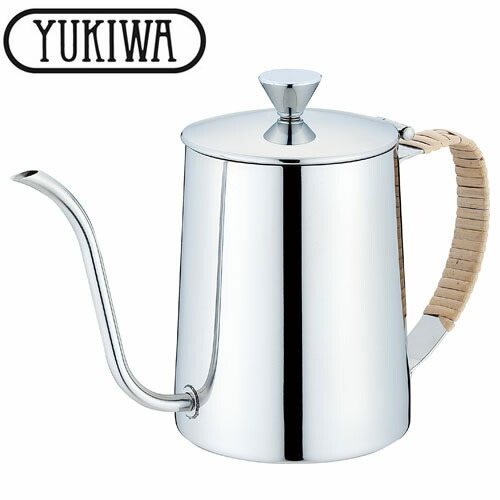 『ユキワ コーヒードリップポット 籐づる巻』 【YUKIWA テーブルウェア キッチン用品 ポット コーヒーサーバ コーヒーケトル】