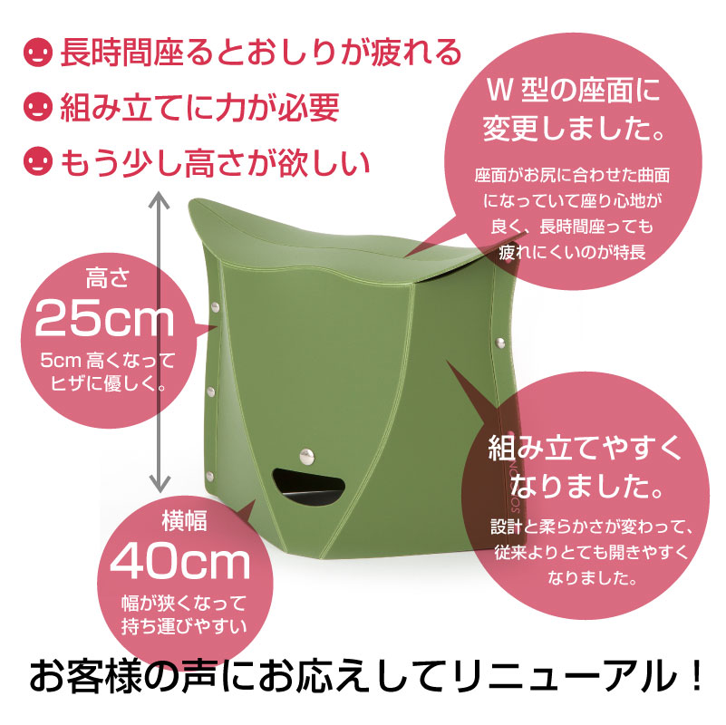 PATATTO-250 新型パタット 折りたたみ椅子 キャンプ チェア PATATTO250 運動会 バーベキュー 行楽 ベランピング イス・チェア 