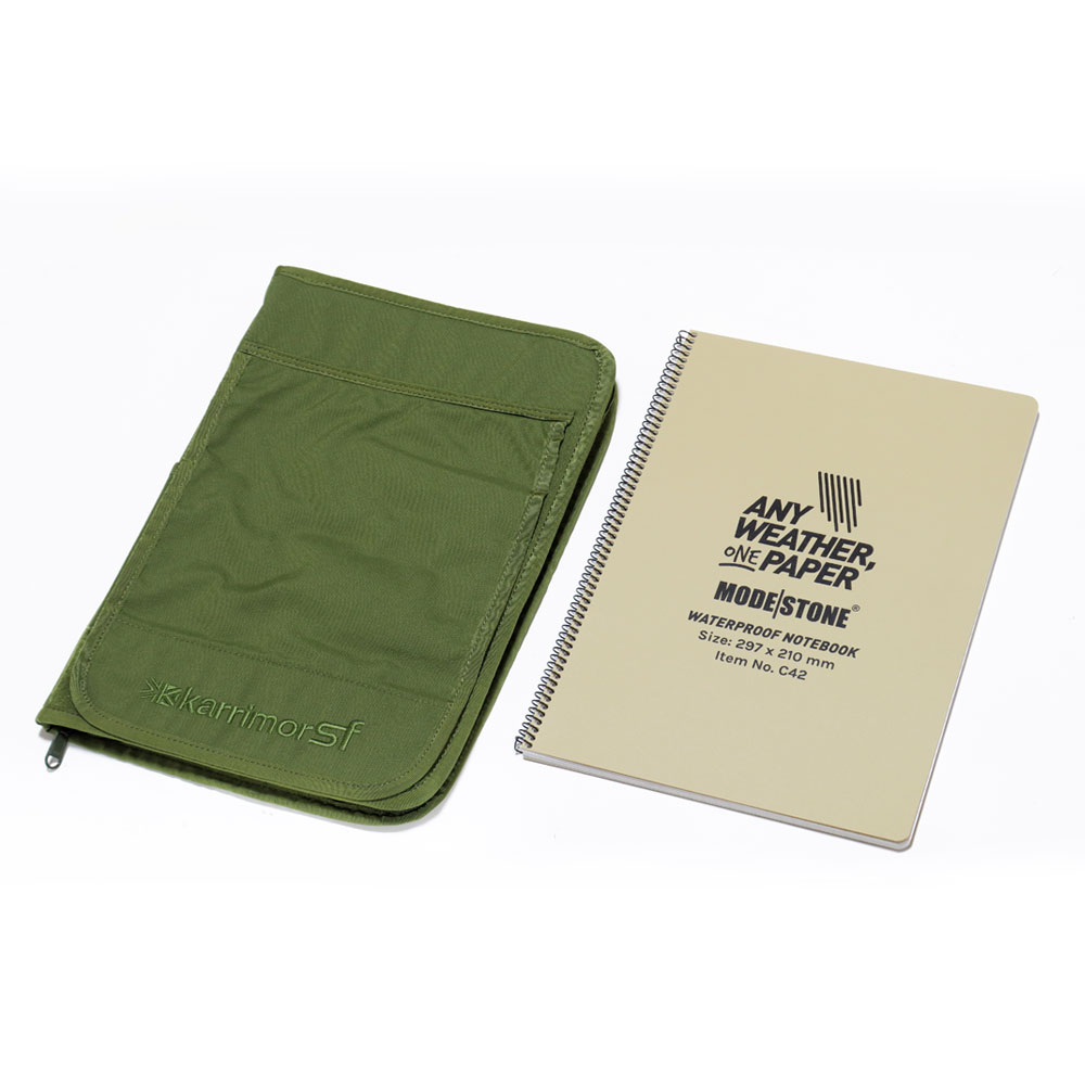 楽天市場】モードストーン 耐水ノート A4 + キャリアー セット (C43MIL